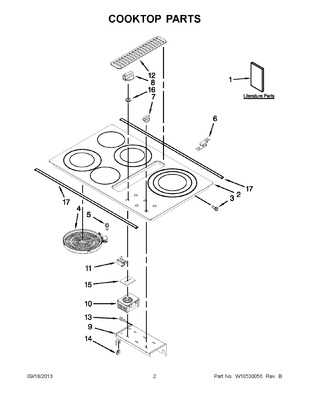 whirlpool electric range parts diagram