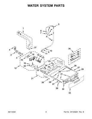 whirlpool washer diagram parts