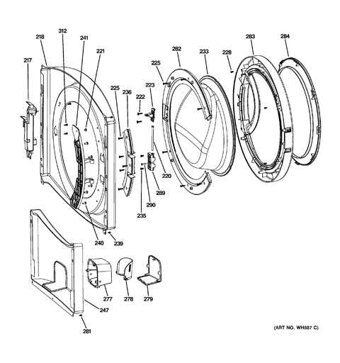 whirlpool washer parts diagram front load