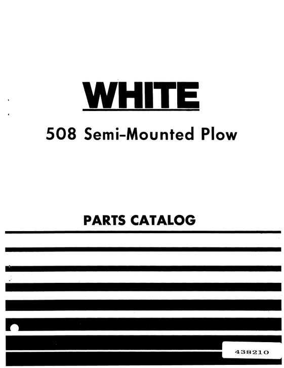 white 508 plow parts diagram