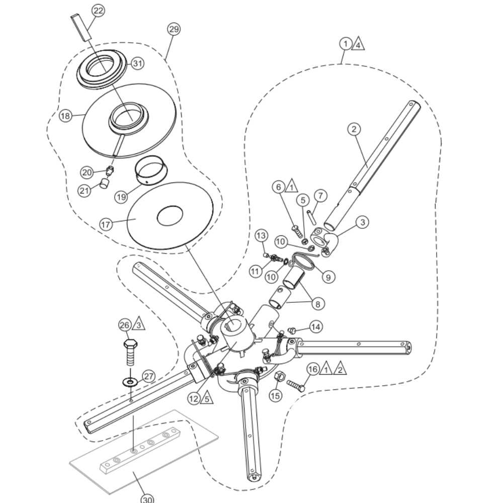 whiteman power trowel   parts diagram