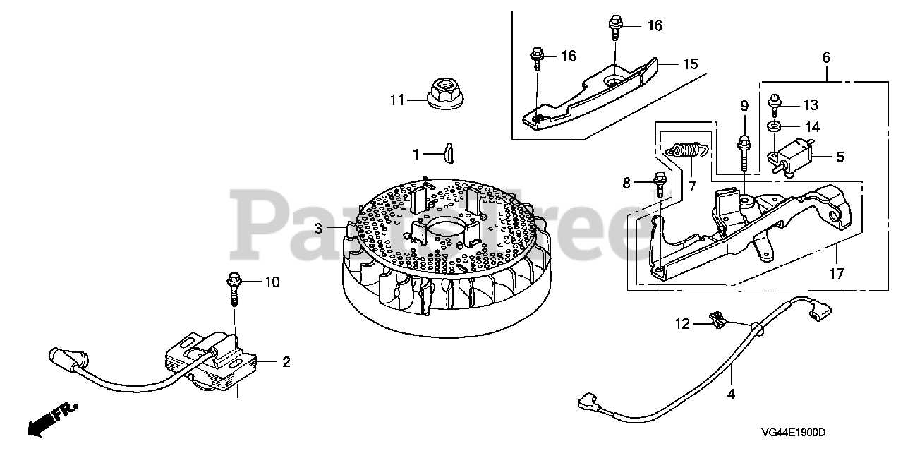 honda hrr216 parts diagram