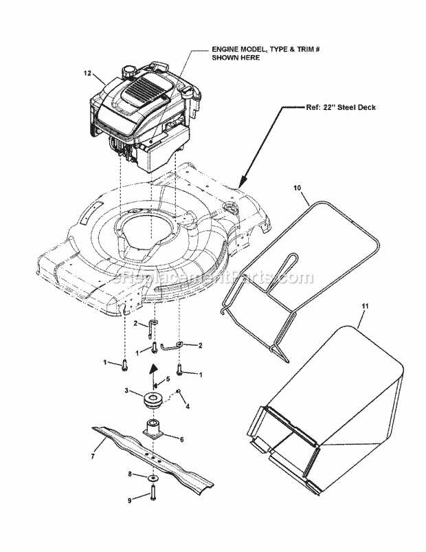 snapper self propelled lawn mower parts diagram