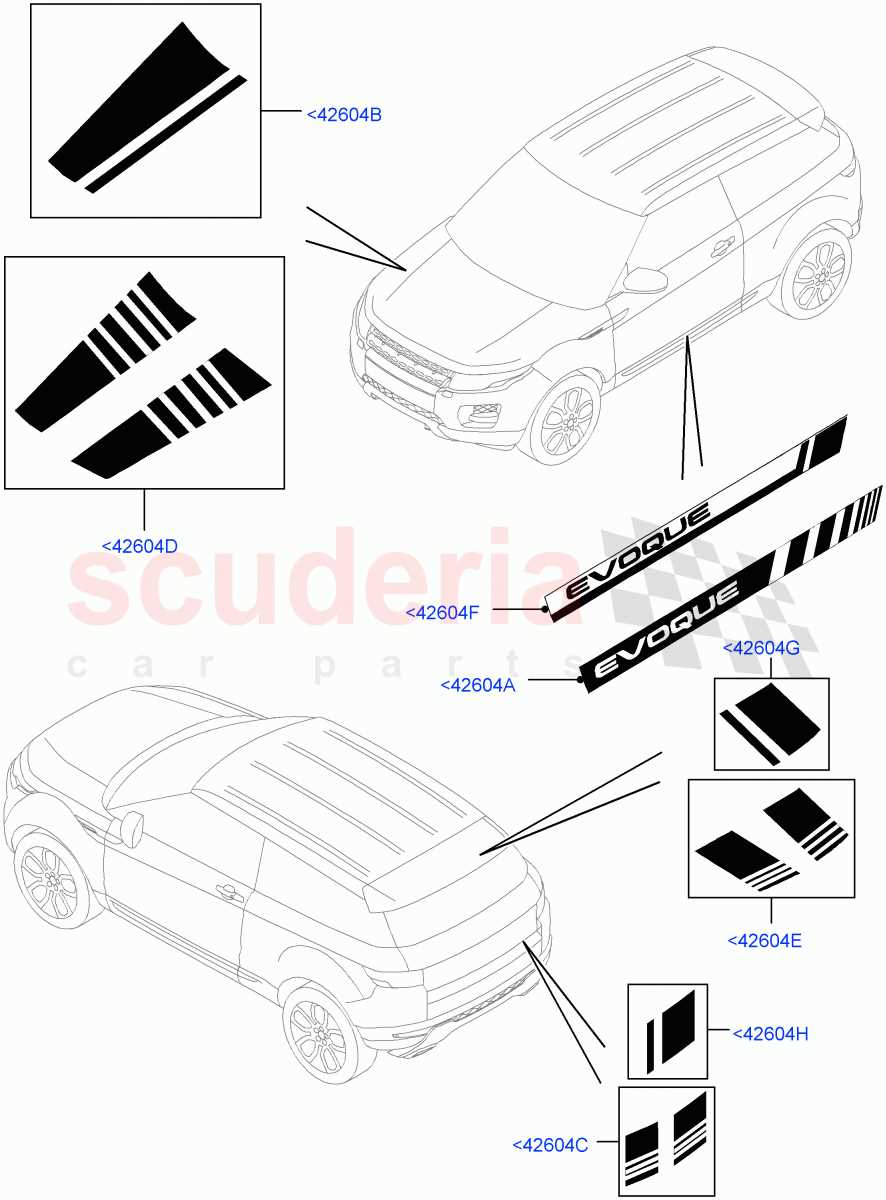 exterior car body parts names diagram