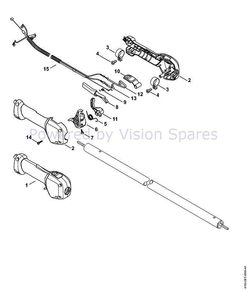 husqvarna pole saw parts diagram