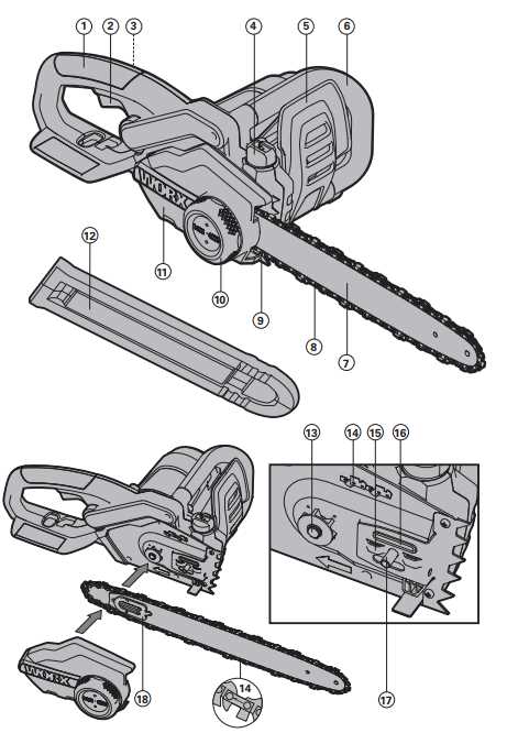worx wg170 parts diagram