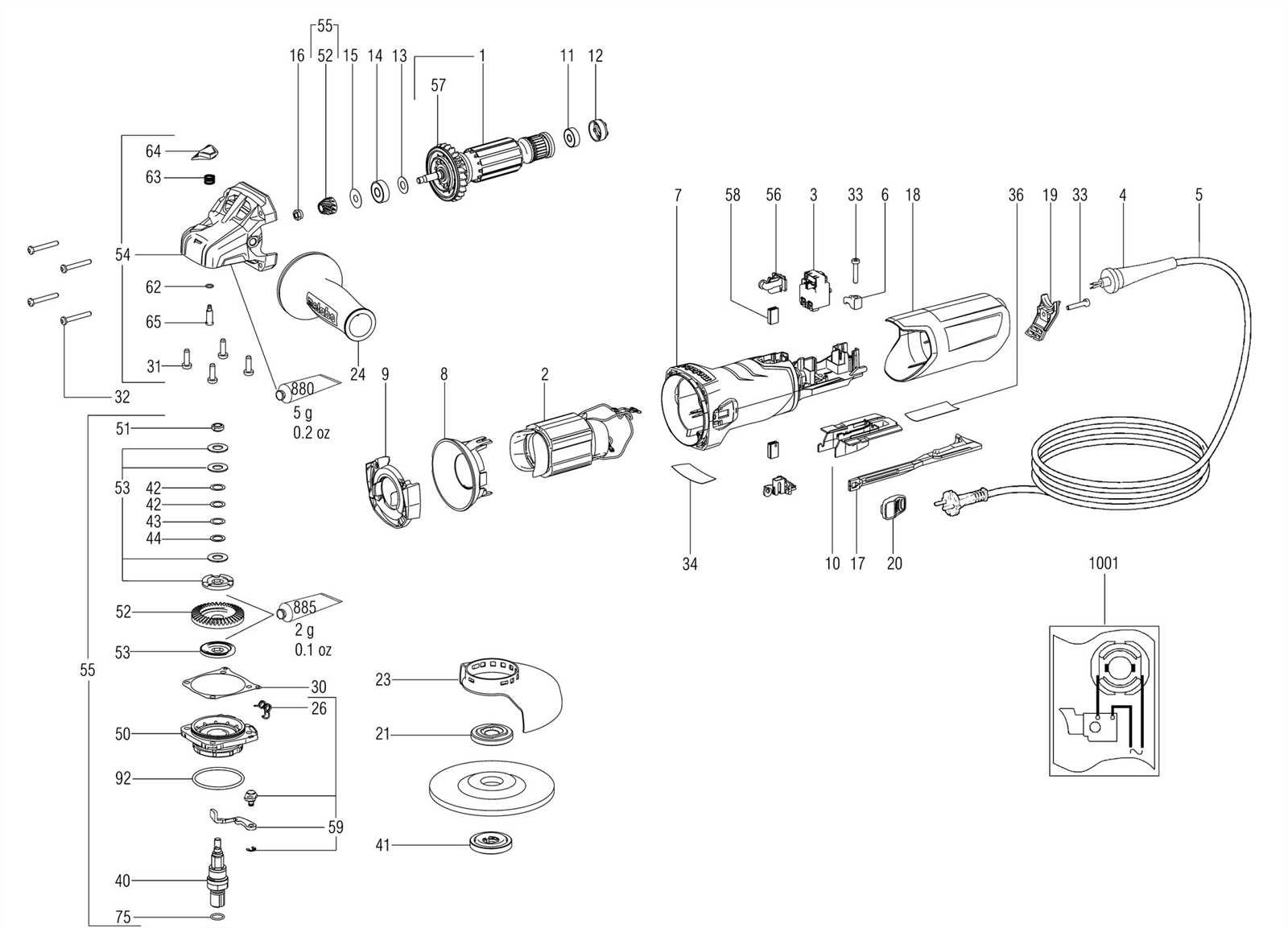 worx wg170 parts diagram