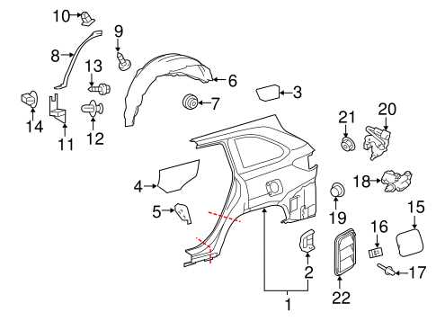 2018 toyota highlander parts diagram