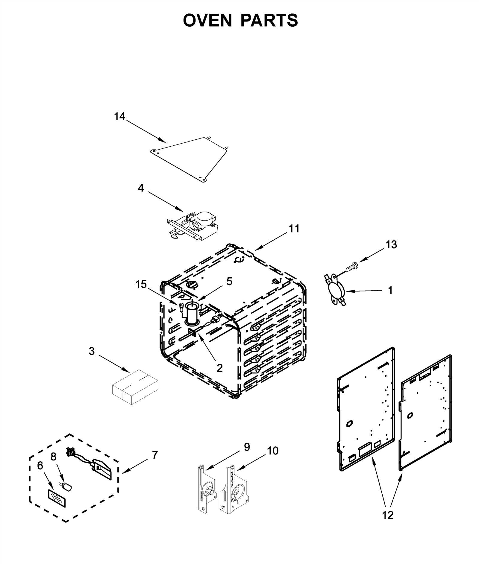 ge electric range parts diagram