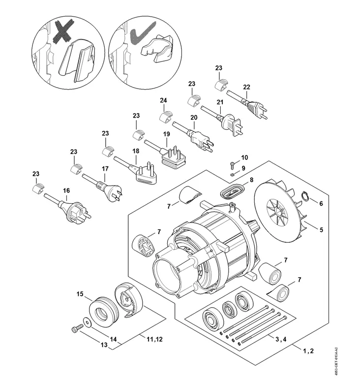 stihl re 129 plus parts diagram