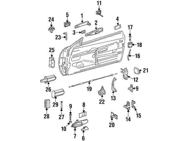 mercedes sl500 parts diagram