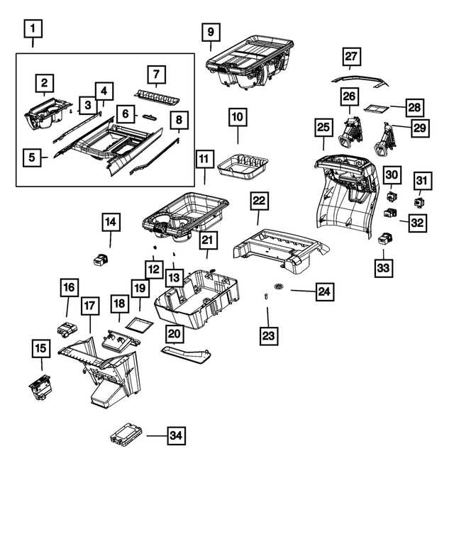 2021 ram 1500 parts diagram