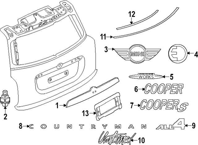 mini cooper r53 parts diagram