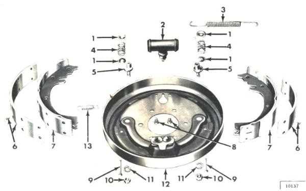 jeep brake parts diagram