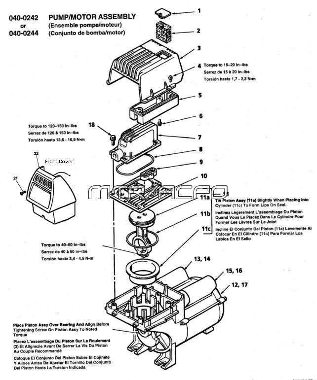 manual ingersoll rand air compressor parts diagram