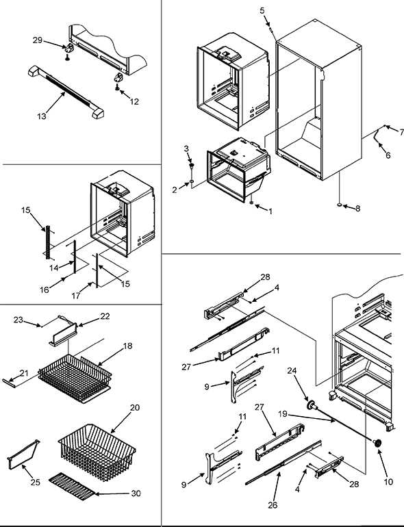 maytag fridge parts diagram