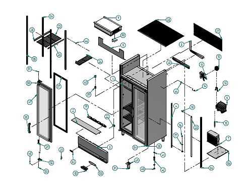 midea refrigerator parts diagram