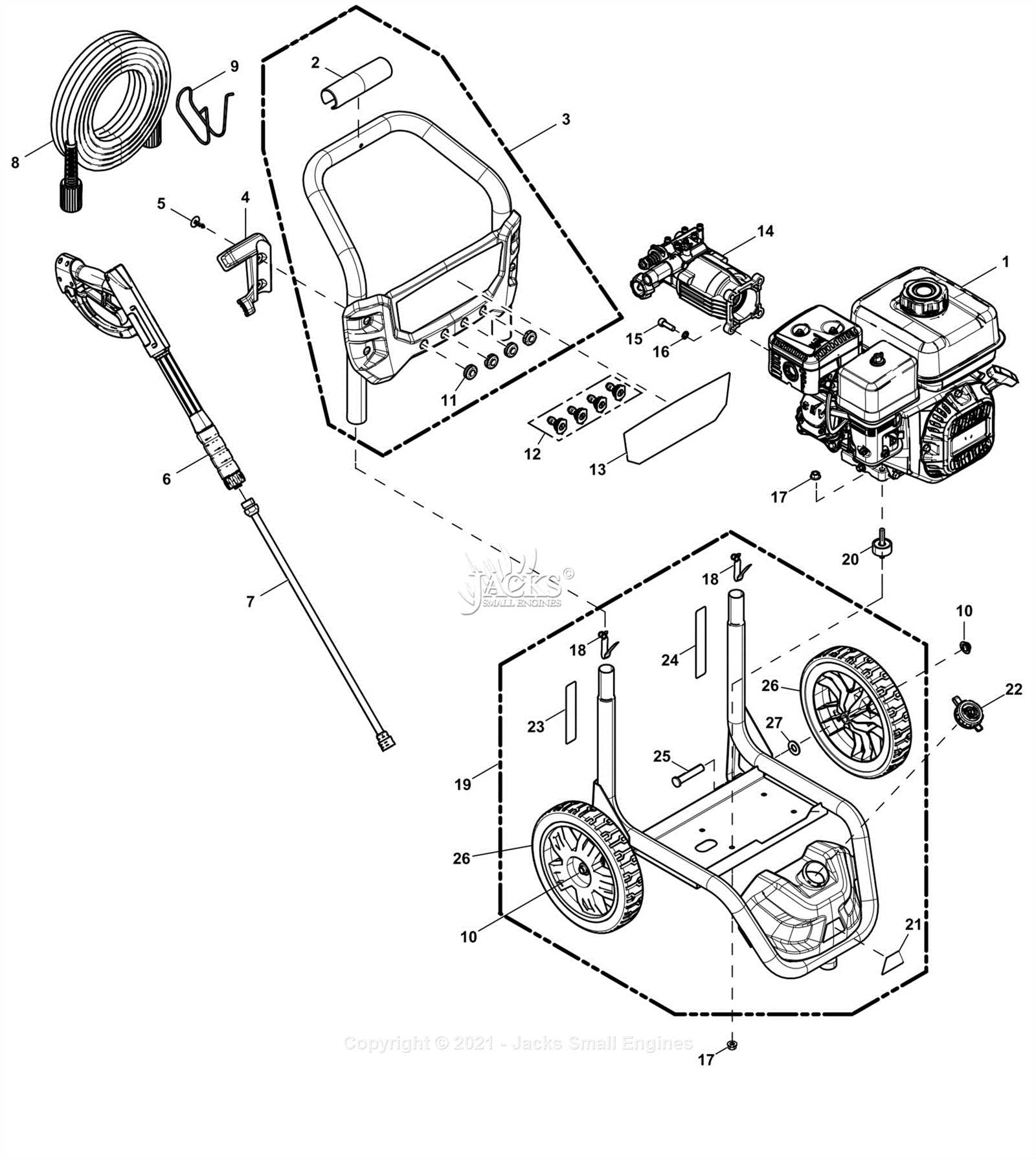 pressure washer parts diagram