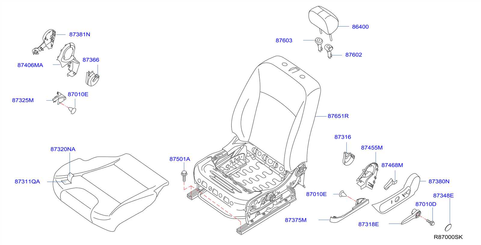 nissan quest parts diagram