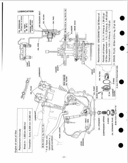 yamaha xt350 parts diagram