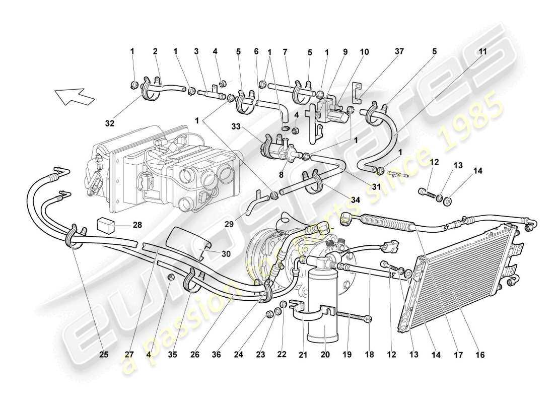 condenser parts diagram