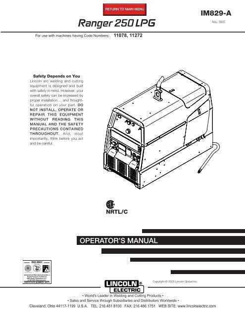 lincoln ranger 8 welder parts diagram