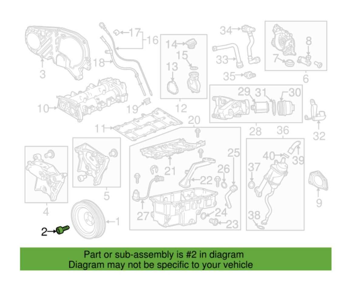 chevy cruze engine parts diagram