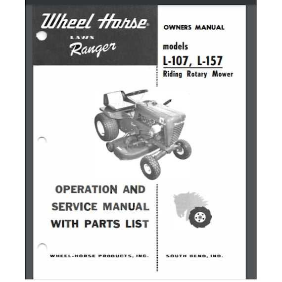 wheel horse tractor parts diagram