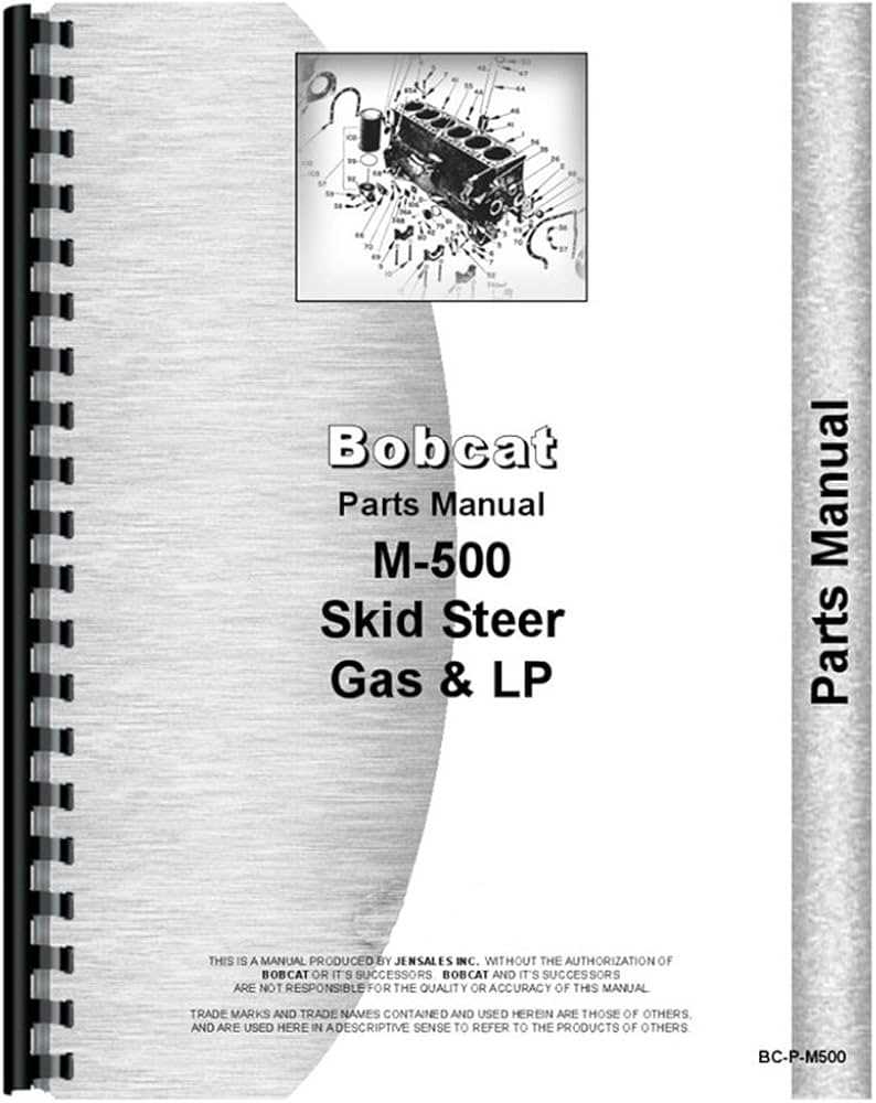 bobcat skid loader parts diagram