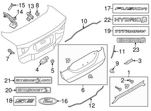 2014 ford fusion body parts diagram