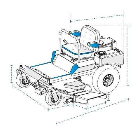 cub cadet zero turn mower parts diagram