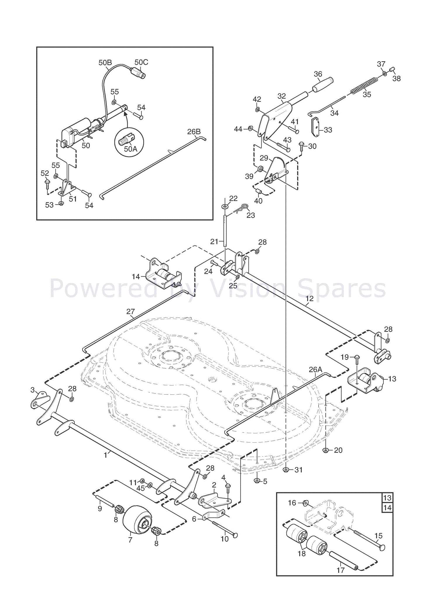 parts of a deck diagram