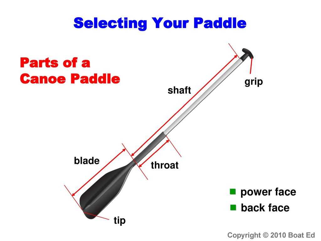 parts of an oar diagram