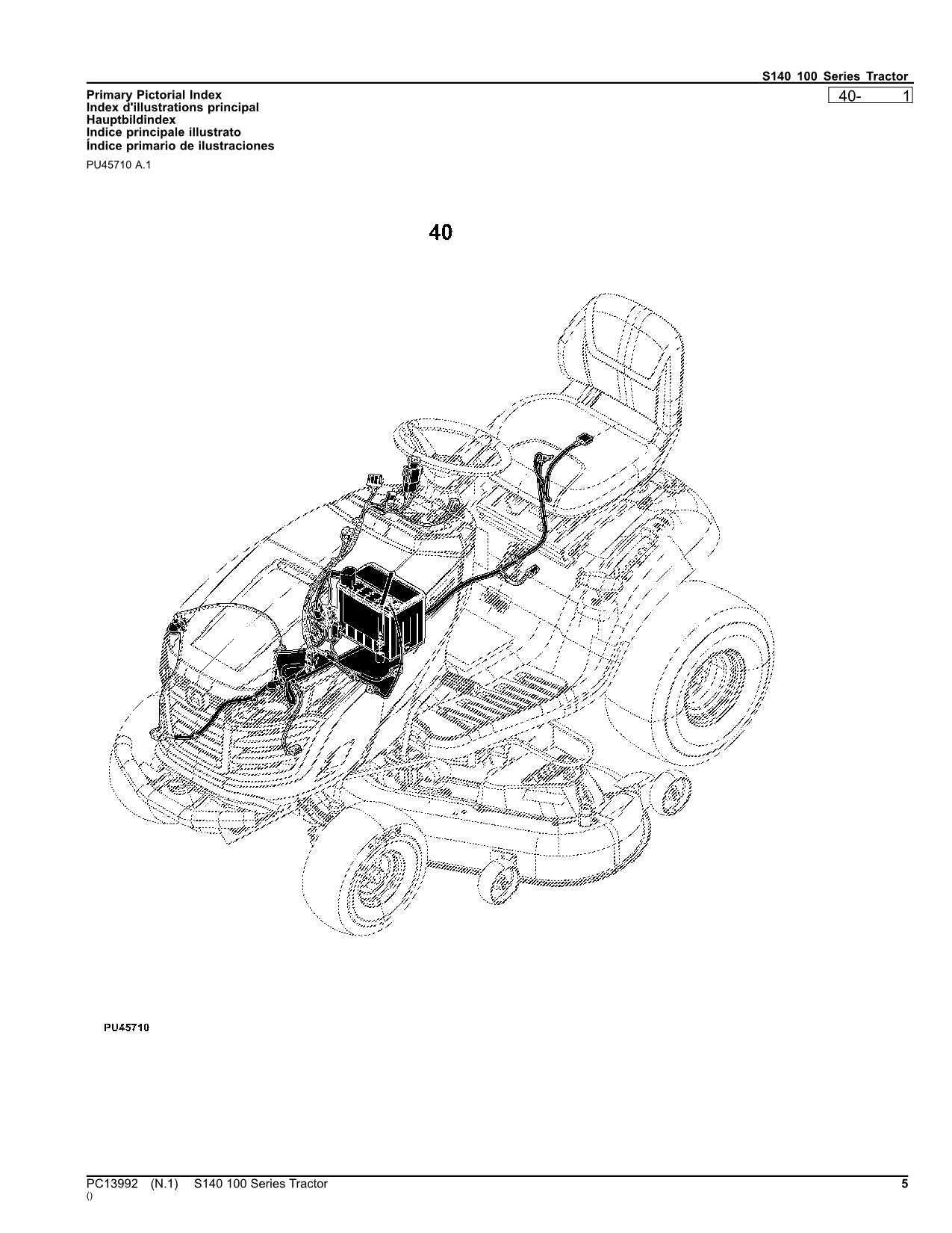 john deere 46 inch mower deck parts diagram