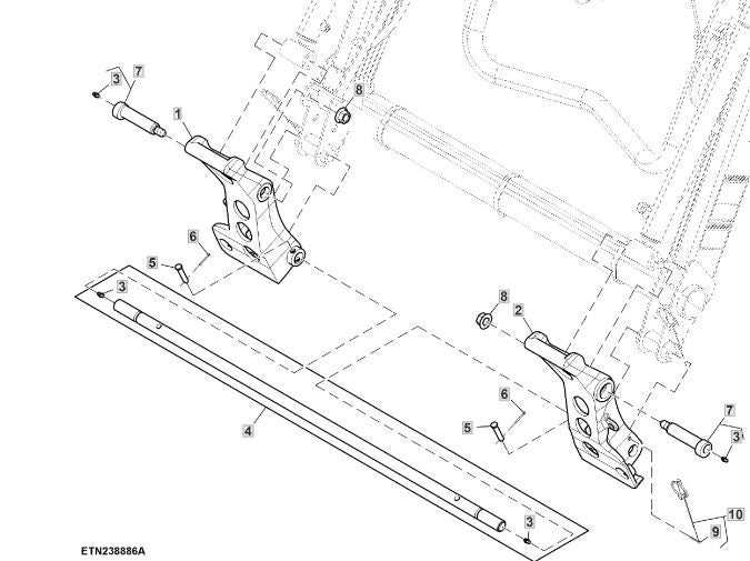 john deere 120r loader parts diagram