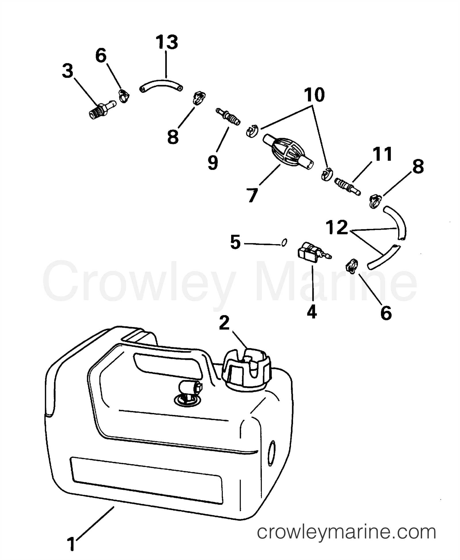 fuel tank parts diagram