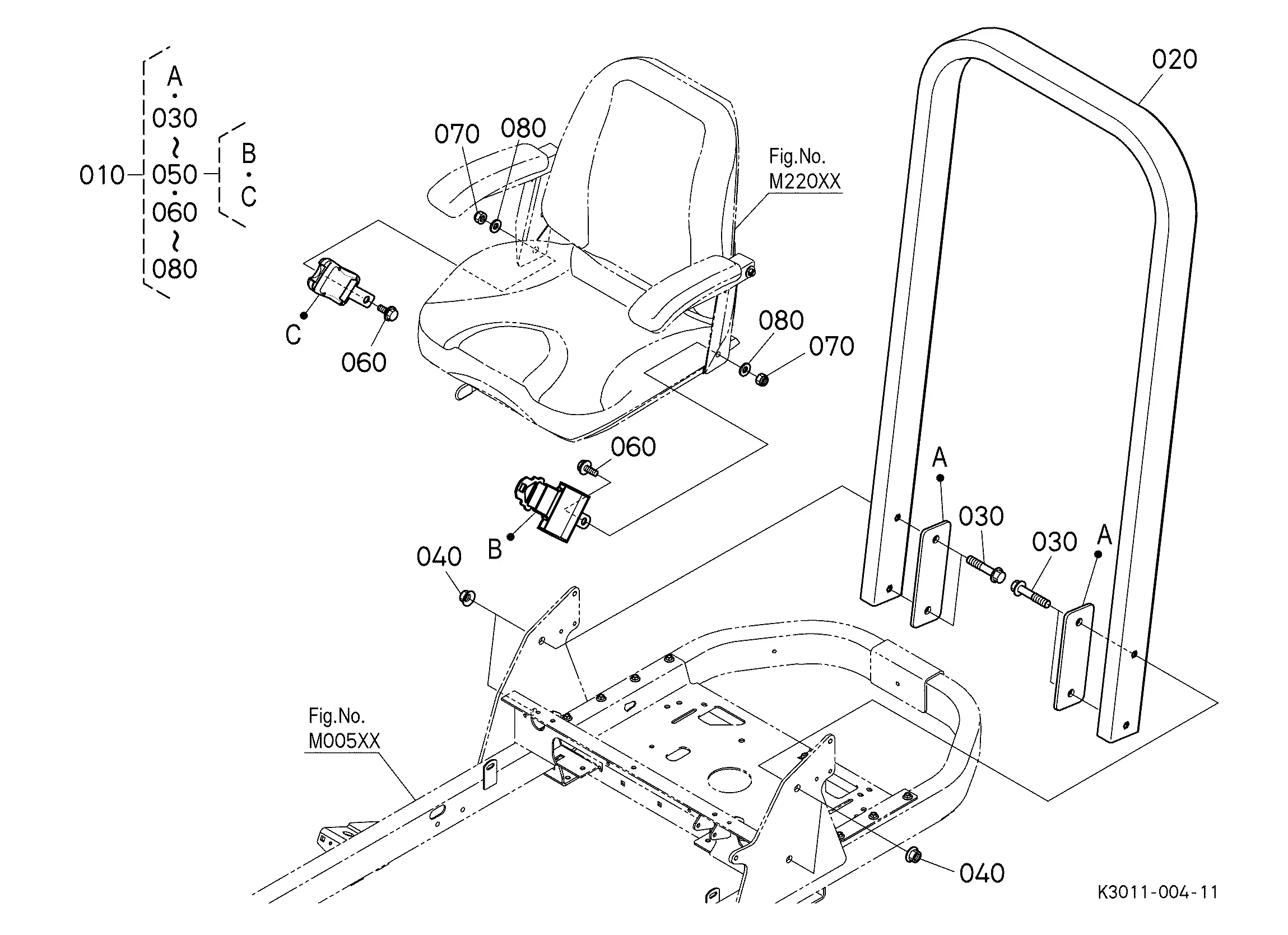 kubota kommander z125s parts diagram