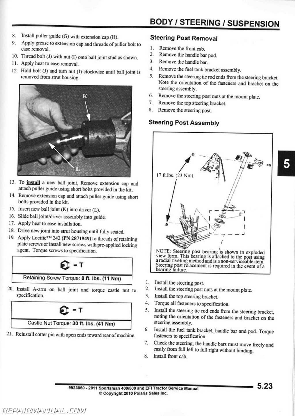 2010 polaris sportsman 500 ho parts diagram