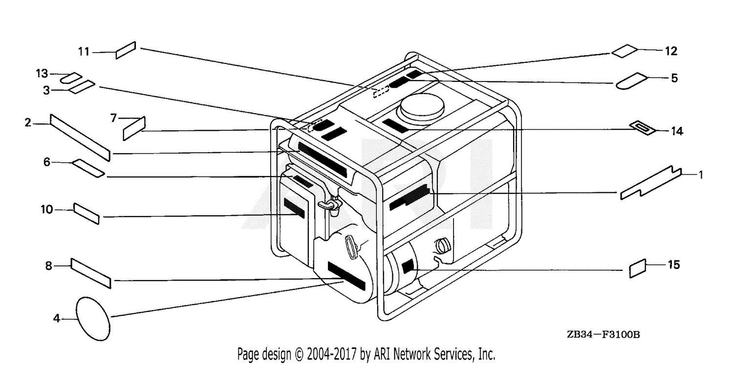 honda gx140 parts diagram