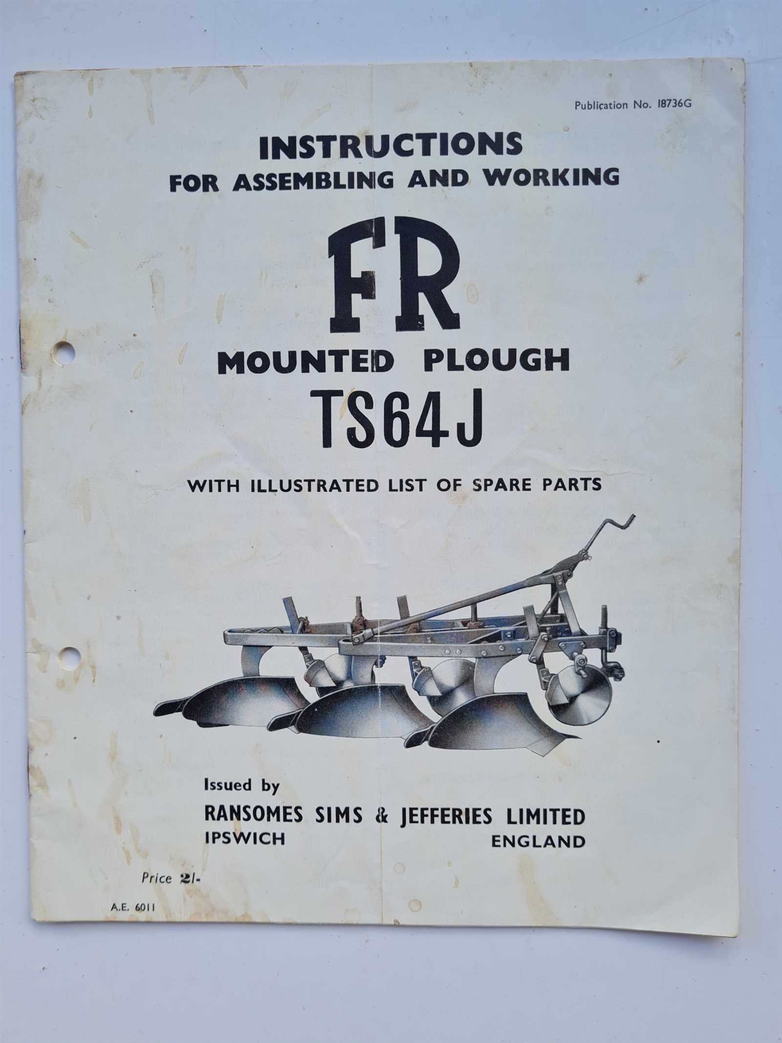 plough parts diagram