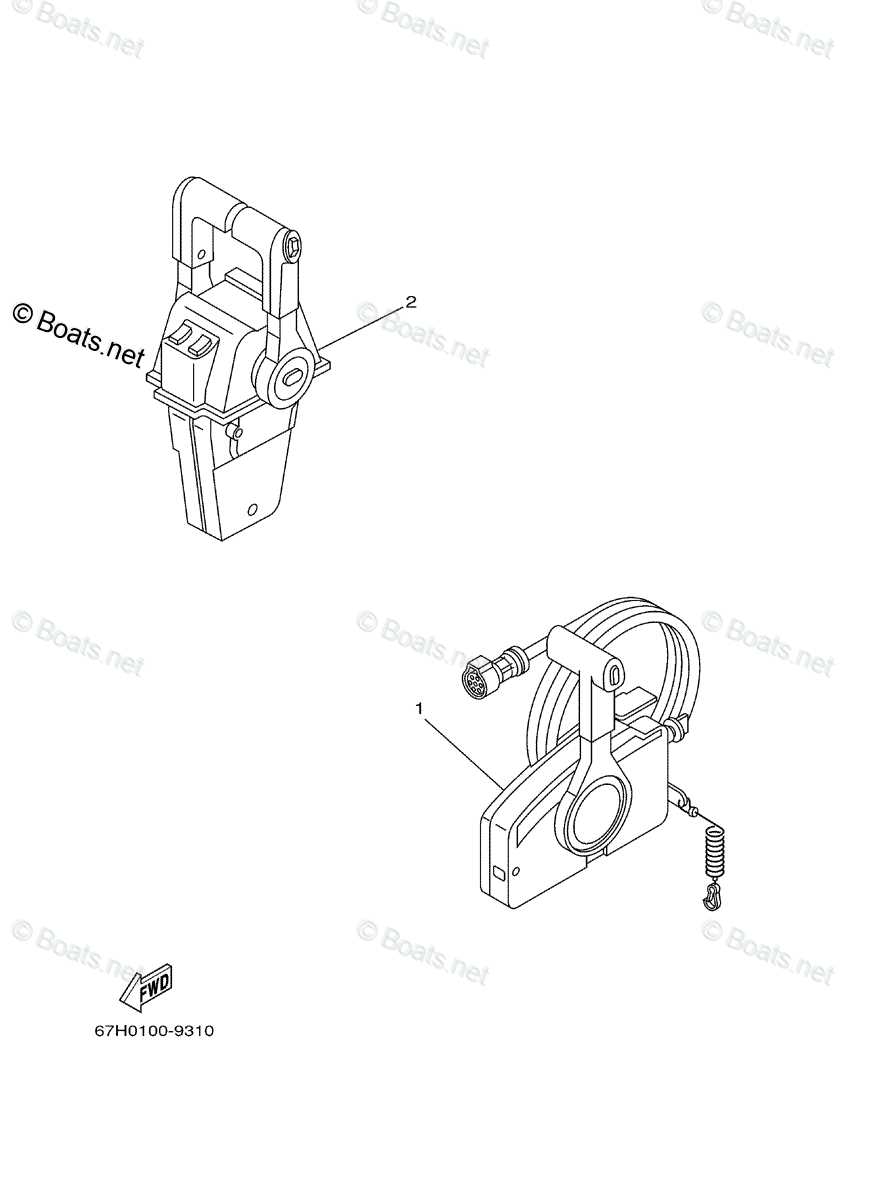 yamaha 703 remote control parts diagram