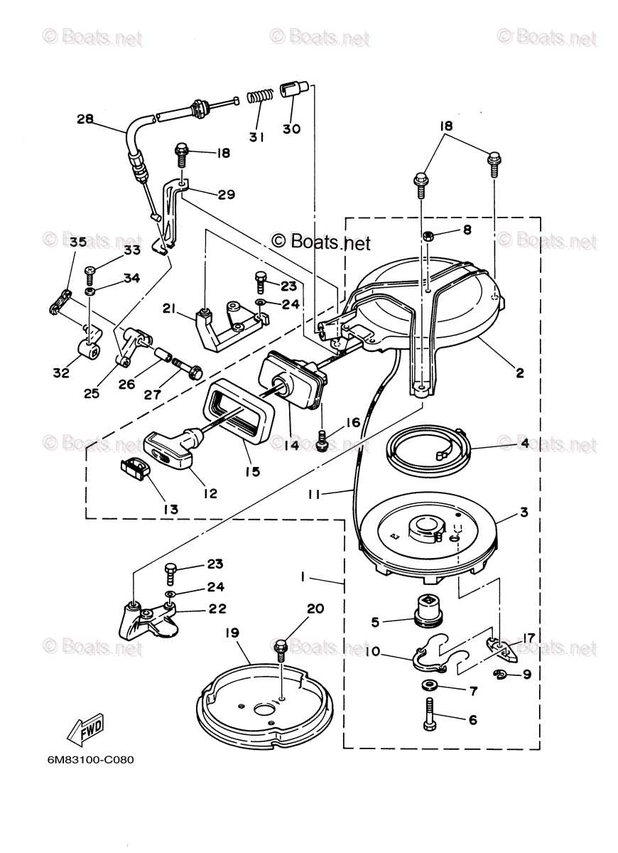 yamaha 8hp outboard parts diagram