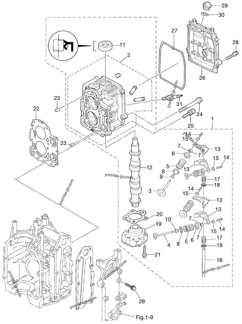 yamaha 8hp outboard parts diagram