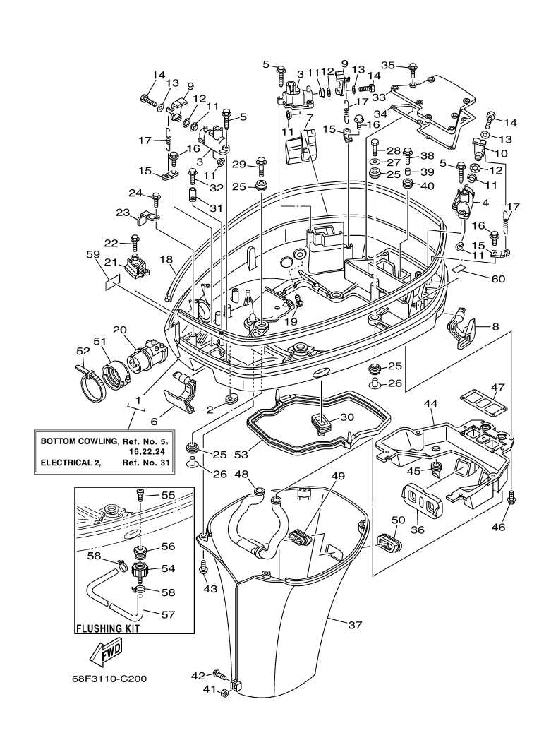 yamaha f200xb parts diagram