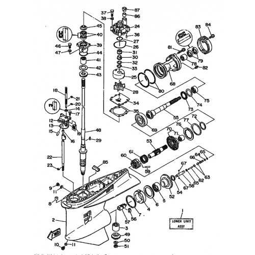 yamaha f250 parts diagram