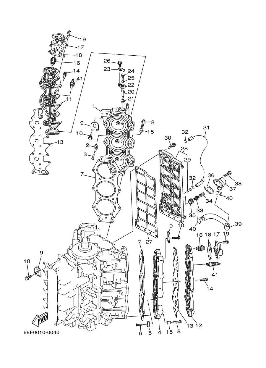 yamaha f300 parts diagram