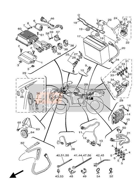 yamaha kodiak 450 parts diagram