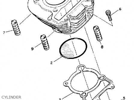 yamaha moto 4 parts diagram