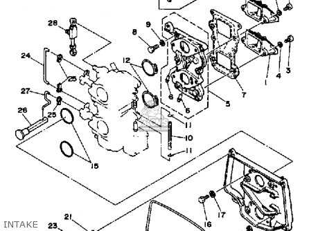 yamaha tiller handle parts diagram