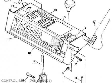 yamaha ys624 parts diagram